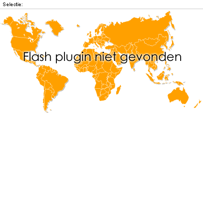 Wereldkaart - Flashplugin vereist